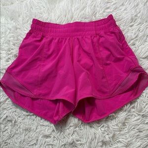 Lululemon Hotty Hot Short II *Long 4" Pink Highlight